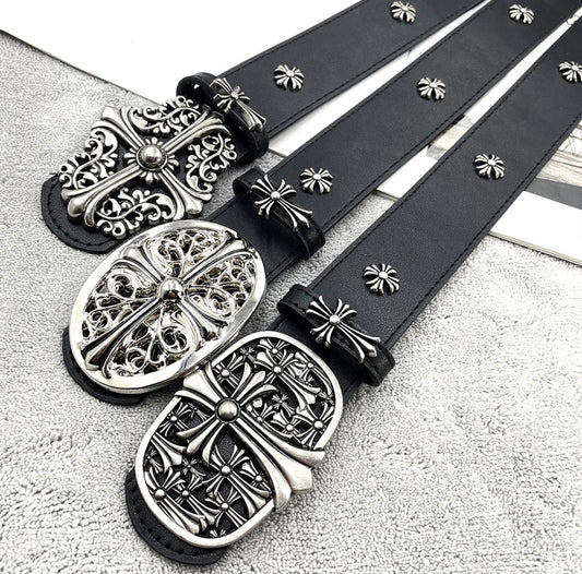 Crem Herts Belt PU Rivet Vintage Belt