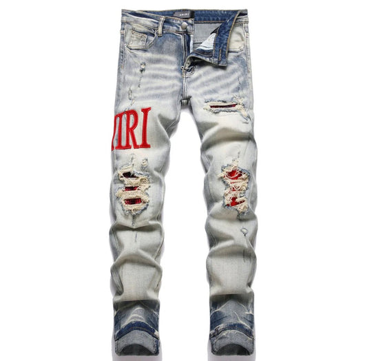 AMIOR Ripped Jeans